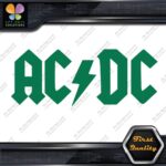 ACDC AC-DC AC DC AC/DC Rock Band Logo With Lightning Flash Vinyl Decals Stickers - Image 15