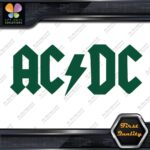 ACDC AC-DC AC DC AC/DC Rock Band Logo With Lightning Flash Vinyl Decals Stickers - Image 16