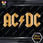 ACDC AC-DC AC DC AC/DC Rock Band Logo With Lightning Flash Vinyl Decals Stickers - Image 17