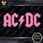 ACDC AC-DC AC DC AC/DC Rock Band Logo With Lightning Flash Vinyl Decals Stickers - Image 21