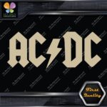 ACDC AC-DC AC DC AC/DC Rock Band Logo With Lightning Flash Vinyl Decals Stickers - Image 23