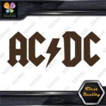 ACDC AC-DC AC DC AC/DC Rock Band Logo With Lightning Flash Vinyl Decals Stickers - Image 24