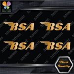 Compatible BSA Motorcycles Wings Name Pack of 4 MINI SIZE Decals Stickers Vinyl - Image 17
