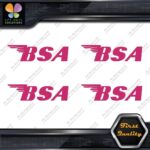 Compatible BSA Motorcycles Wings Name Pack of 4 MINI SIZE Decals Stickers Vinyl - Image 20