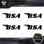 Compatible BSA Motorcycles Wings Name Pack of 4 MINI SIZE Decals Stickers Vinyl - Image 3