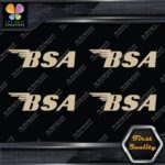 Compatible BSA Motorcycles Wings Name Pack of 4 MINI SIZE Decals Stickers Vinyl - Image 23