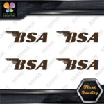 Compatible BSA Motorcycles Wings Name Pack of 4 MINI SIZE Decals Stickers Vinyl - Image 24
