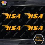 Compatible BSA Motorcycles Wings Name Pack of 4 MINI SIZE Decals Stickers Vinyl - Image 7