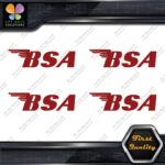 Compatible BSA Motorcycles Wings Name Pack of 4 MINI SIZE Decals Stickers Vinyl - Image 9