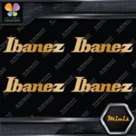 Compatible Ibanez Guitars Music Name Pack of 4 MINI SIZE Decals Stickers Vinyl - Image 17