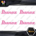 Compatible Ibanez Guitars Music Name Pack of 4 MINI SIZE Decals Stickers Vinyl - Image 20