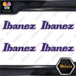 Compatible Ibanez Guitars Music Name Pack of 4 MINI SIZE Decals Stickers Vinyl - Image 22