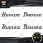 Compatible Ibanez Guitars Music Name Pack of 4 MINI SIZE Decals Stickers Vinyl - Image 4