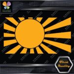 Japan Flag Nippon Empire Of the Rising Sun JDM Racing Cars Vinyl Decals Stickers - Image 7