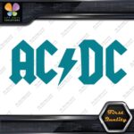 ACDC AC-DC AC DC AC/DC Rock Band Logo With Lightning Flash Vinyl Decals Stickers - Image 26