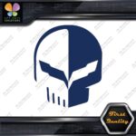 Compatible Corvette Skull Head Emblem Racing Tuning Cars Vinyl Decals Stickers - Image 12