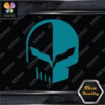 Compatible Corvette Skull Head Emblem Racing Tuning Cars Vinyl Decals Stickers - Image 13