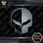 Compatible Corvette Skull Head Emblem Racing Tuning Cars Vinyl Decals Stickers - Image 18