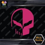 Compatible Corvette Skull Head Emblem Racing Tuning Cars Vinyl Decals Stickers - Image 20