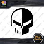 Compatible Corvette Skull Head Emblem Racing Tuning Cars Vinyl Decals Stickers - Image 3