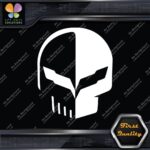 Compatible Corvette Skull Head Emblem Racing Tuning Cars Vinyl Decals Stickers - Image 4