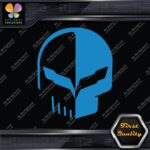 Compatible Corvette Skull Head Emblem Racing Tuning Cars Vinyl Decals Stickers - Image 10