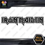 Compatible Iron Maiden Rock Band Outlined Logo Musical Vinyl Decals Stickers