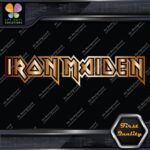 Compatible Iron Maiden Rock Band Outlined Logo Musical Vinyl Decals Stickers - Image 19