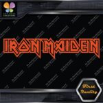 Compatible Iron Maiden Rock Band Outlined Logo Musical Vinyl Decals Stickers - Image 8