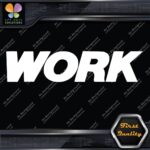 Compatible Work Wheels Rims Tuning Racing Work Only JDM Decals Stickers Vinyl