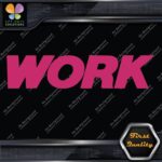 Compatible Work Wheels Rims Tuning Racing Work Only JDM Decals Stickers Vinyl - Image 20