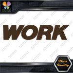 Compatible Work Wheels Rims Tuning Racing Work Only JDM Decals Stickers Vinyl - Image 24