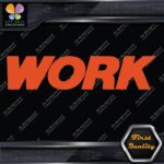 Compatible Work Wheels Rims Tuning Racing Work Only JDM Decals Stickers Vinyl - Image 8