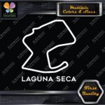 Laguna Seca Raceway Tracks Map & Name JDM Tuning Racing Decals Stickers Vinyl - Image 3
