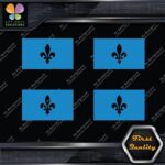 Quebec Flag Canada Canadian Province Québec Drapeau Decals Stickers Vinyl - Image 11