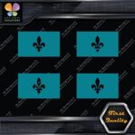Quebec Flag Canada Canadian Province Québec Drapeau Decals Stickers Vinyl - Image 13