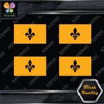 Quebec Flag Canada Canadian Province Québec Drapeau Decals Stickers Vinyl - Image 7