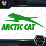 Compatible Arctic Cat Snowmobiles Jumping Left Over Name Vinyls Decals Stickers - Image 11
