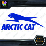 Compatible Arctic Cat Snowmobiles Jumping Left Over Name Vinyls Decals Stickers - Image 15