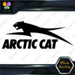 Compatible Arctic Cat Snowmobiles Jumping Left Over Name Vinyls Decals Stickers