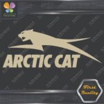 Compatible Arctic Cat Snowmobiles Jumping Left Over Name Vinyls Decals Stickers - Image 19