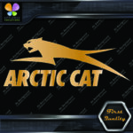 Compatible Arctic Cat Snowmobiles Jumping Left Over Name Vinyls Decals Stickers - Image 20