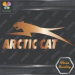 Compatible Arctic Cat Snowmobiles Jumping Left Over Name Vinyls Decals Stickers - Image 22