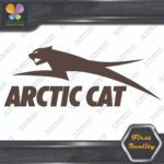 Compatible Arctic Cat Snowmobiles Jumping Left Over Name Vinyls Decals Stickers - Image 23