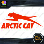 Compatible Arctic Cat Snowmobiles Jumping Left Over Name Vinyls Decals Stickers - Image 25