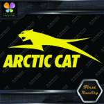 Compatible Arctic Cat Snowmobiles Jumping Left Over Name Vinyls Decals Stickers - Image 5
