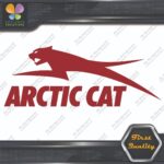 Compatible Arctic Cat Snowmobiles Jumping Left Over Name Vinyls Decals Stickers - Image 10