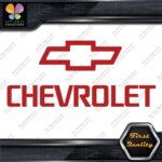 Compatible Chevrolet Bowtie Logo Name Cross Cars Trucks Vinyl Decals Stickers