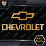 Compatible Chevrolet Bowtie Logo Name Cross Cars Trucks Vinyl Decals Stickers - Image 17