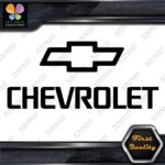 Compatible Chevrolet Bowtie Logo Name Cross Cars Trucks Vinyl Decals Stickers - Image 3